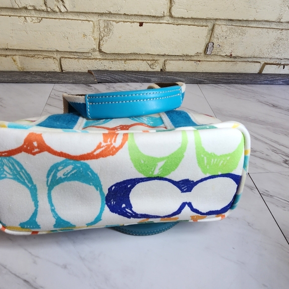 Coach Scribble Signature C's Mini Tote Bag Purse - Picture 5 of 12